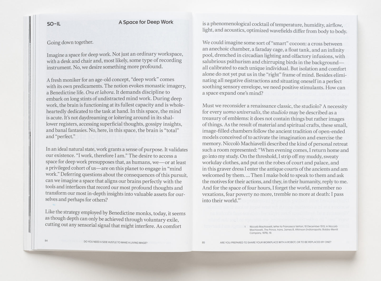 A section of Now: Norms and Rituals as Sites for Architectural Intervention