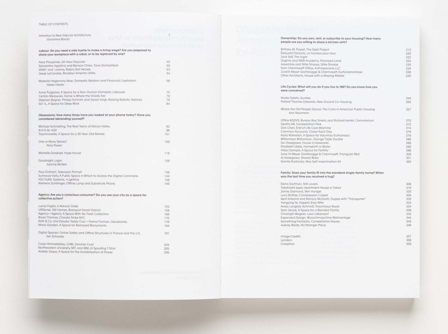 A section of Now: Norms and Rituals as Sites for Architectural Intervention