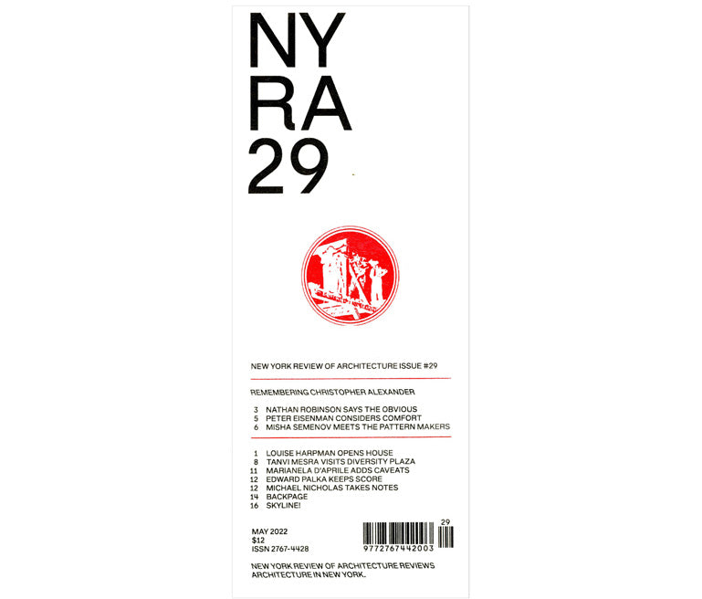 NYRA 29 : New York Review of Architecture issue #29