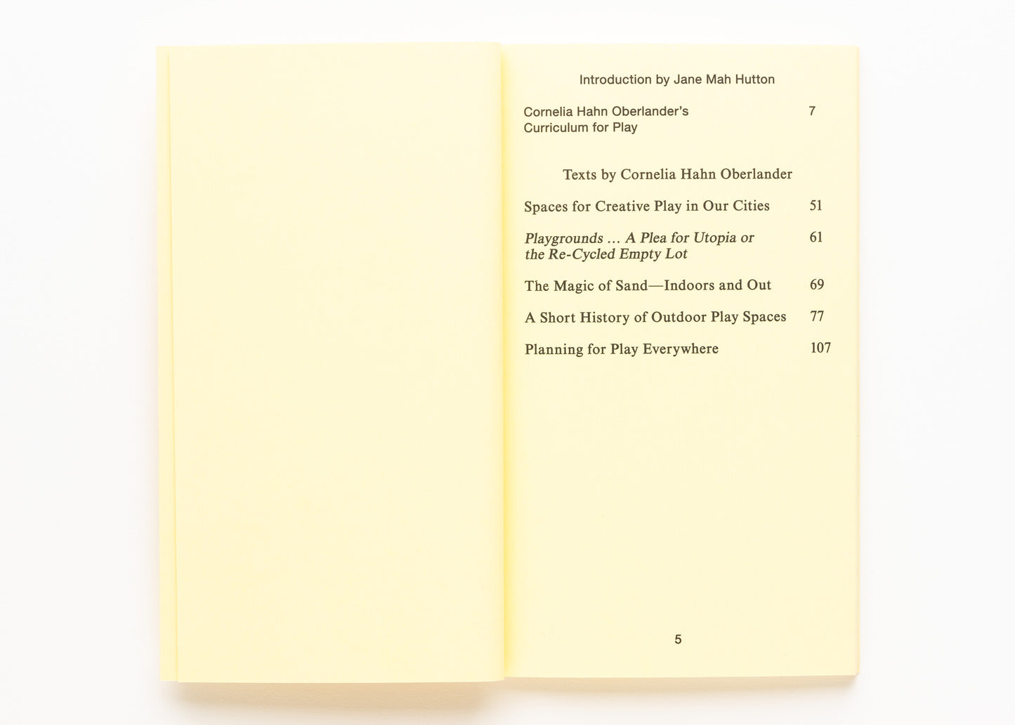 Cornelia Hahn Oberlander on Pedagogical Playgrounds