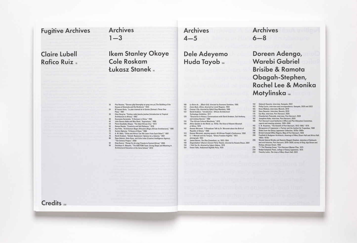 Fugitive Archives: A Sourcebook for Centring Africa in Histories of Architecture