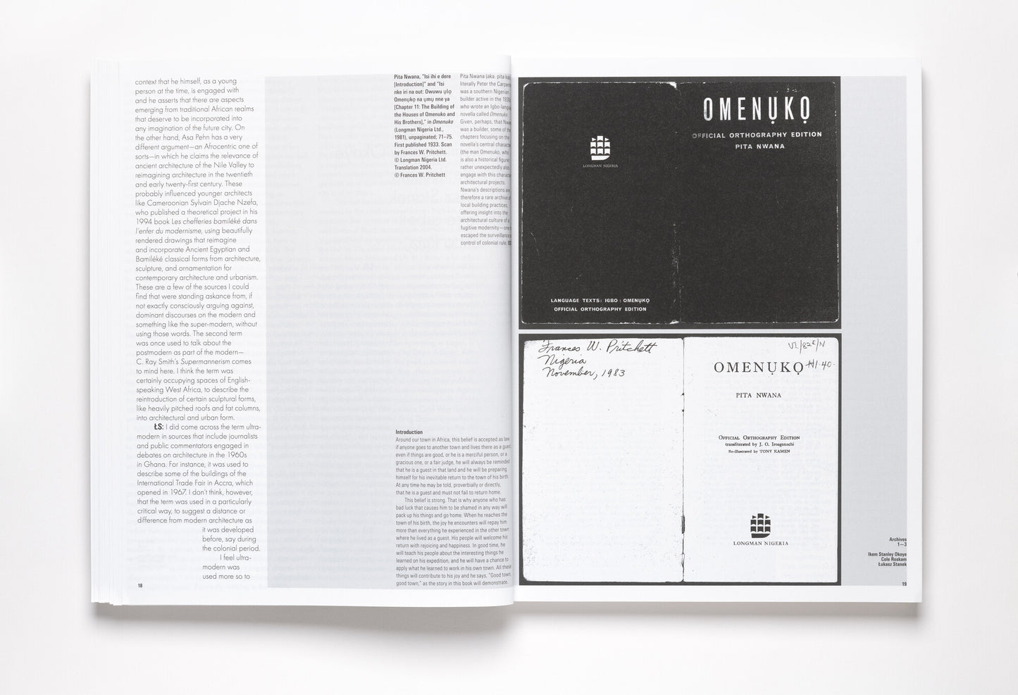 Fugitive Archives: A Sourcebook for Centring Africa in Histories of Architecture