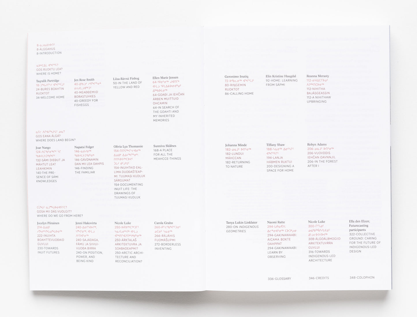 ᐊᖏᕐᕋᒧᑦ / Ruovttu Guvlui / Vers chez soi : Conceptions inuites et samies du lieu