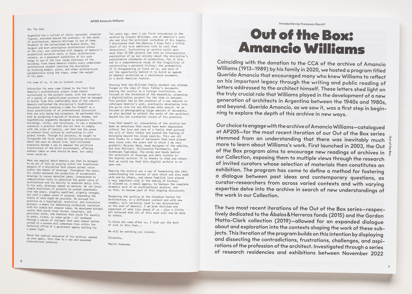 AP205 Amancio Williams: Readings of the Archive by Studio Muoto, Claudia Shmidt, and Pezo von Ellrichshausen