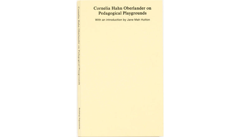Cornelia Hahn Oberlander on Pedagogical Playgrounds