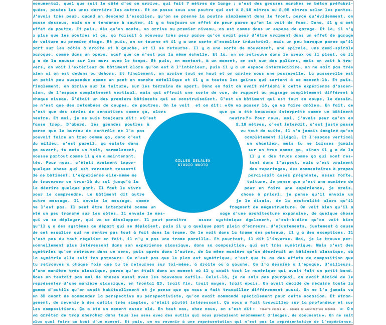 Today’s voices #1 - Gilles Delalex / Studio Muoto