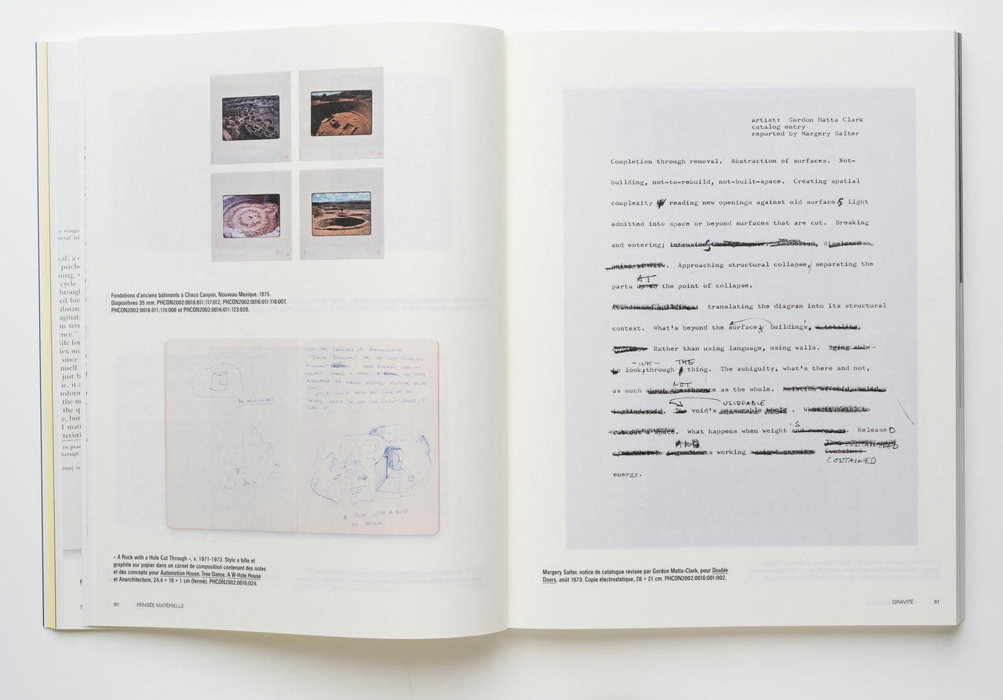 CP138 Gordon Matta-Clark : Les archives revues par Yann Chateigné, Hila Peleg et Kitty Scott