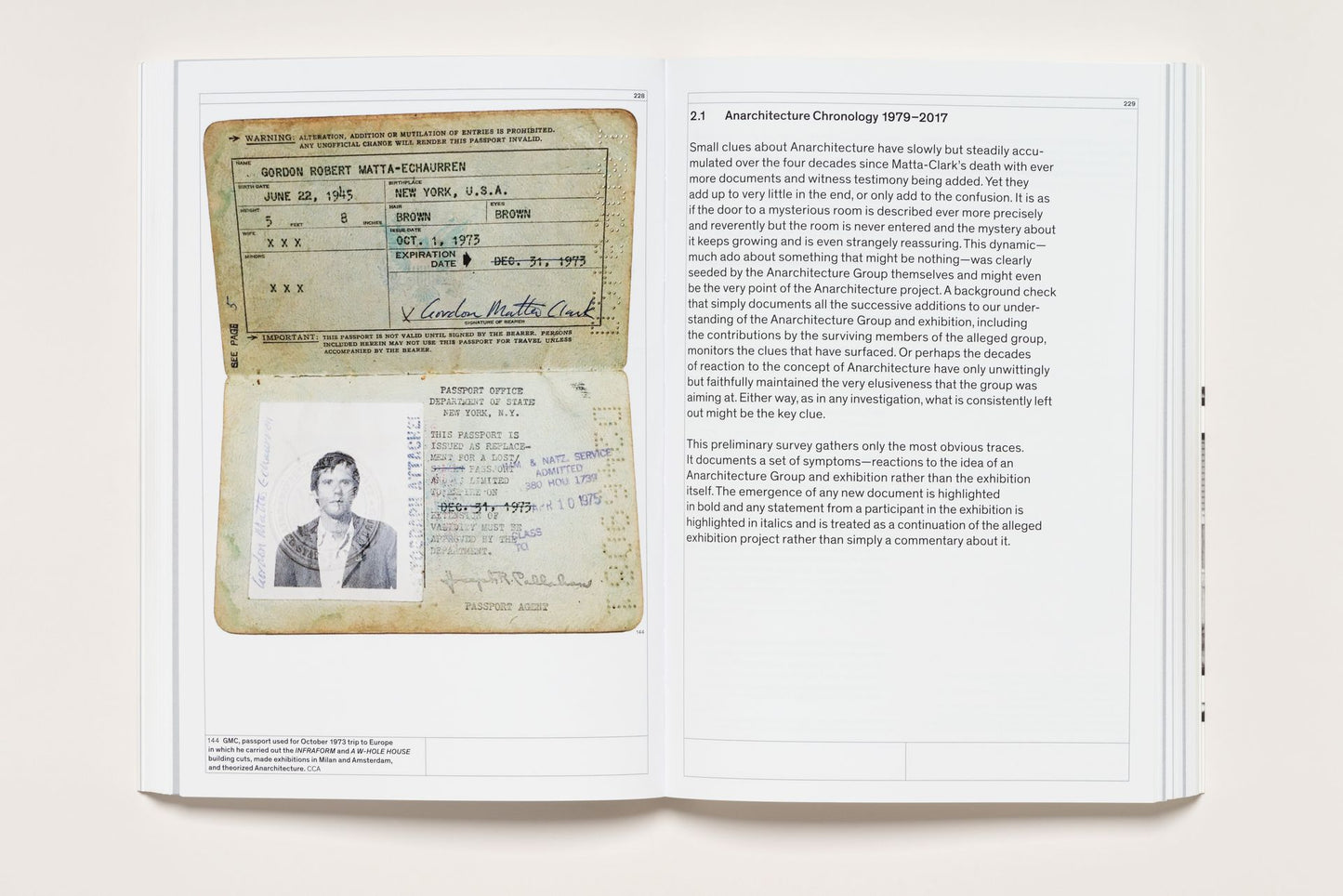 Cutting Matta-Clark: The Anarchitecture Investigation
