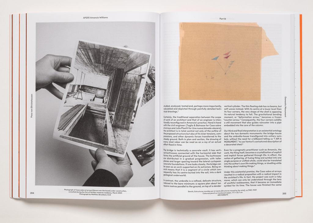 AP205 Amancio Williams: Readings of the Archive by Studio Muoto, Claudia Shmidt, and Pezo von Ellrichshausen