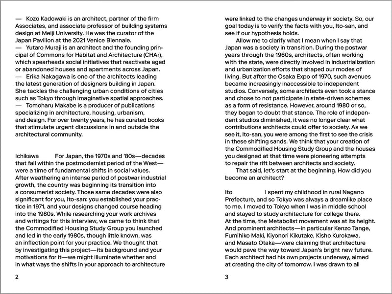 Toyo Ito with Koji Ichikawa and others – Meanwhile in Japan