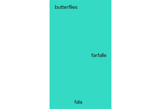 Fala Atelier : Papillons / Farfalle