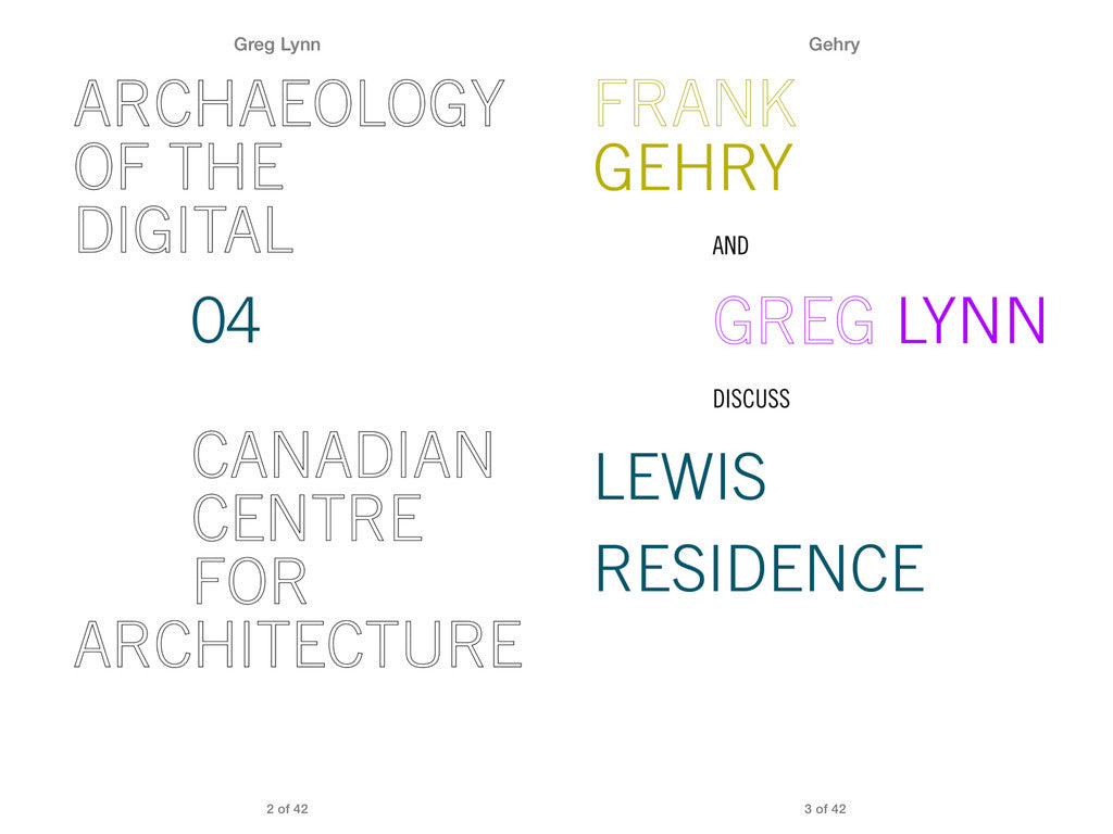 Frank Gehry - Résidence Lewis