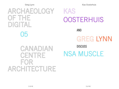 Kas Oosterhuis, NSA Muscle