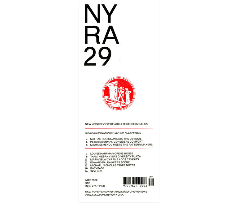 NYRA 29 : New York Review of Architecture numéro 29