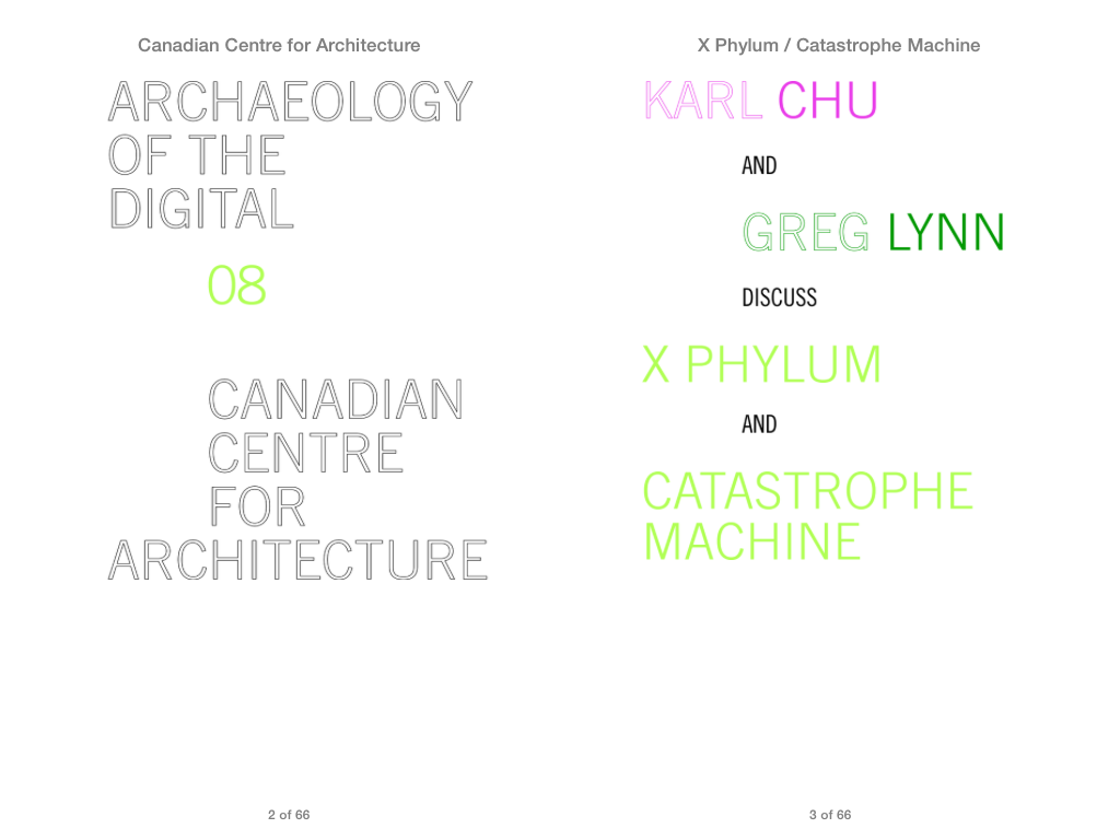 Karl Chu - X Phylum / Catastrophe Machine