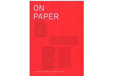CCA sur papier
