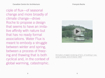 François Roche - Water Flux